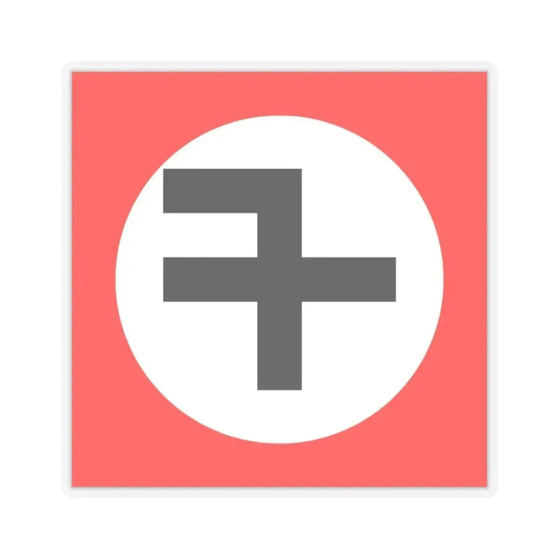 Flag of New Triumph Party - STICKER Vinyl Kiss-Cut Decal 3 Inch Transparent - The Sticker Space