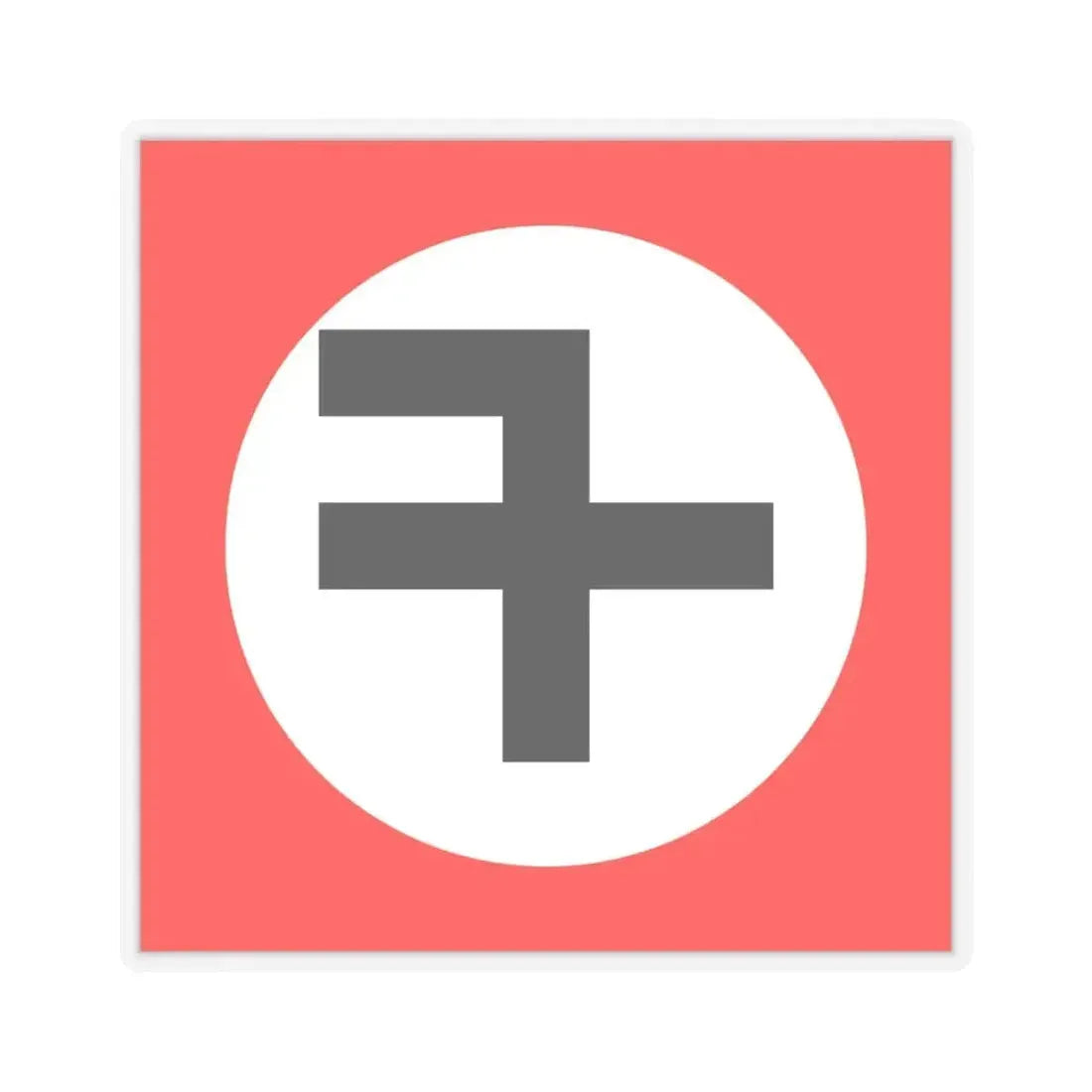 Flag of New Triumph Party - STICKER Vinyl Kiss-Cut Decal 4 Inch Transparent - The Sticker Space