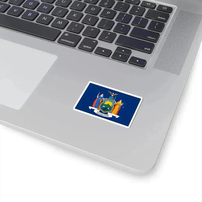 Flag of New York 3-2 (United States) STICKER Vinyl Kiss-Cut Decal - The Sticker Space