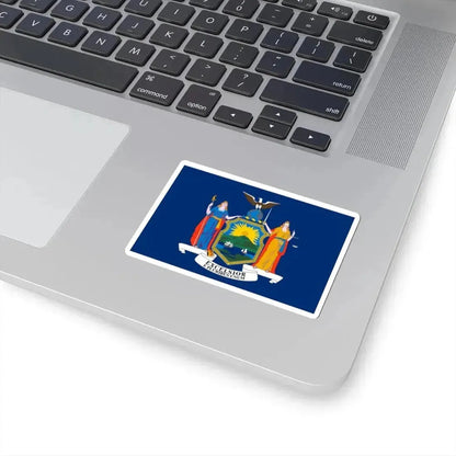 Flag of New York 3-2 (United States) STICKER Vinyl Kiss-Cut Decal - The Sticker Space