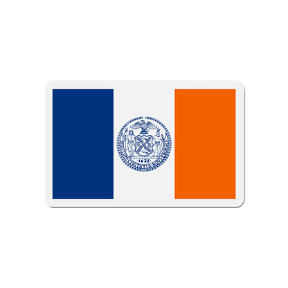 Flag of New York City - Die-Cut Magnet-5" x 5"-The Sticker Space