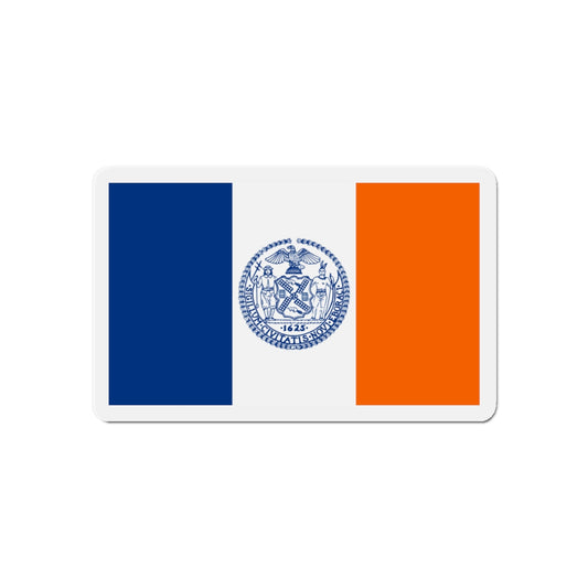 Flag of New York City - Die-Cut Magnet-6 × 6"-The Sticker Space