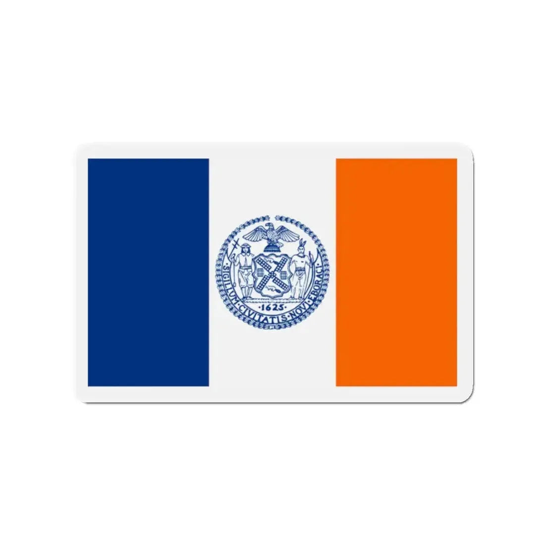 Flag of New York City - Refrigerator Magnet 2 Inch - The Sticker Space