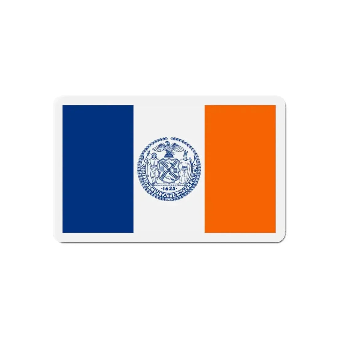 Flag of New York City - Refrigerator Magnet 6 Inch - The Sticker Space