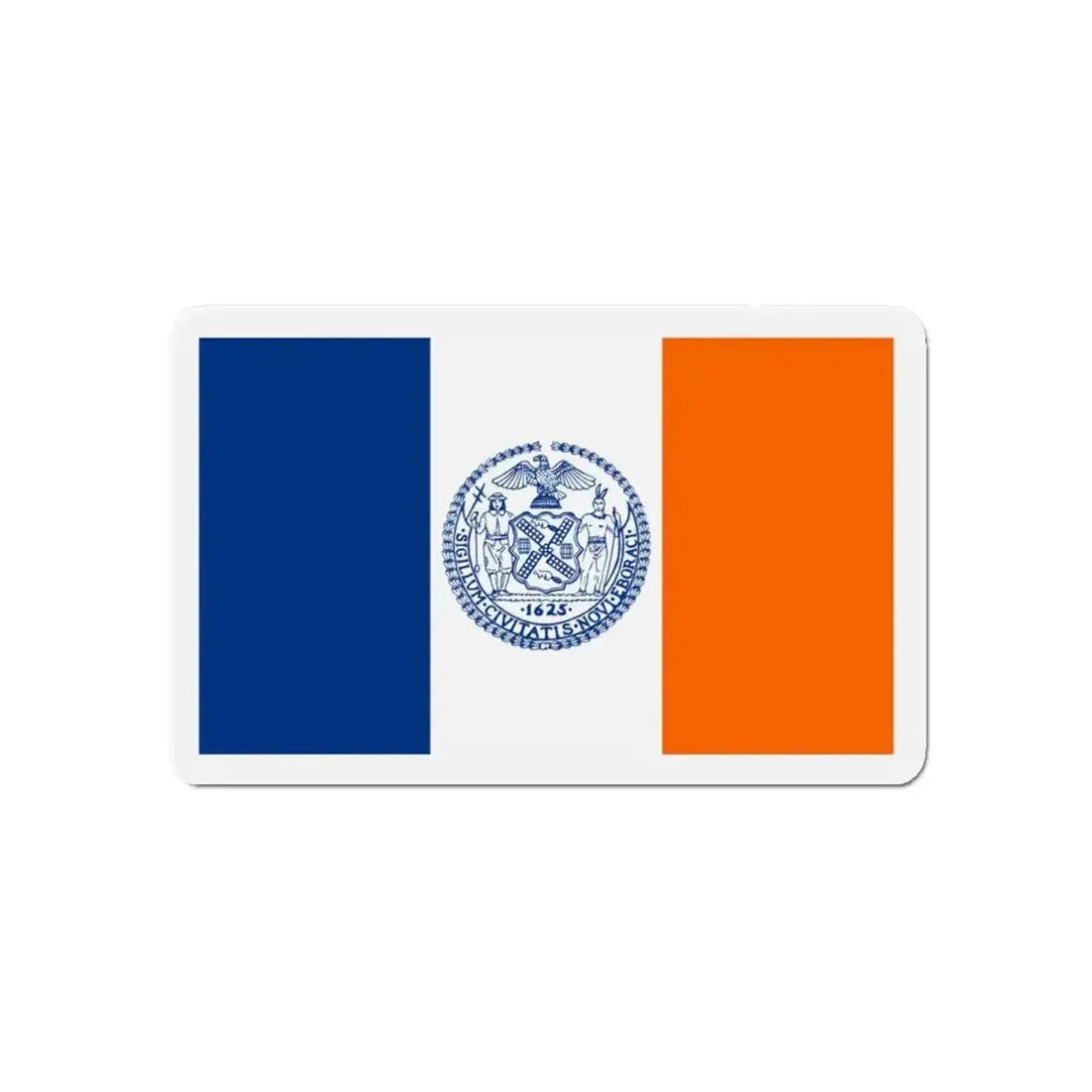 Flag of New York City - Refrigerator Magnet - The Sticker Space