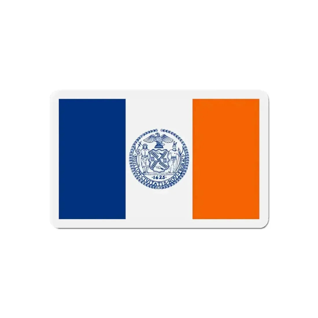 Flag of New York City - Refrigerator Magnet - The Sticker Space