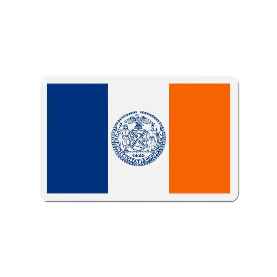 Flag of New York City - Refrigerator Magnet - The Sticker Space