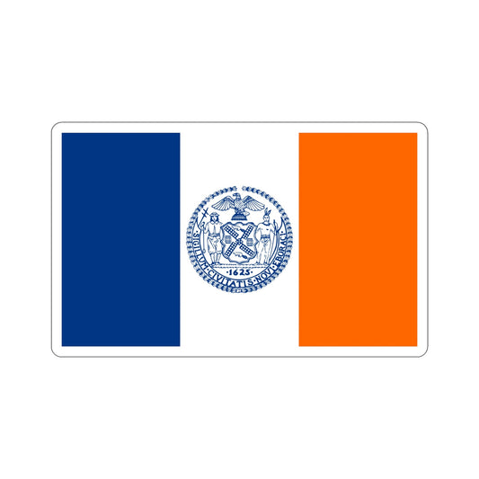 Flag of New York City USA STICKER Vinyl Die-Cut Decal-6 Inch-The Sticker Space