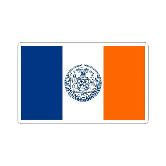 Flag of New York City USA STICKER Vinyl Die-Cut Decal 6 Inch - The Sticker Space