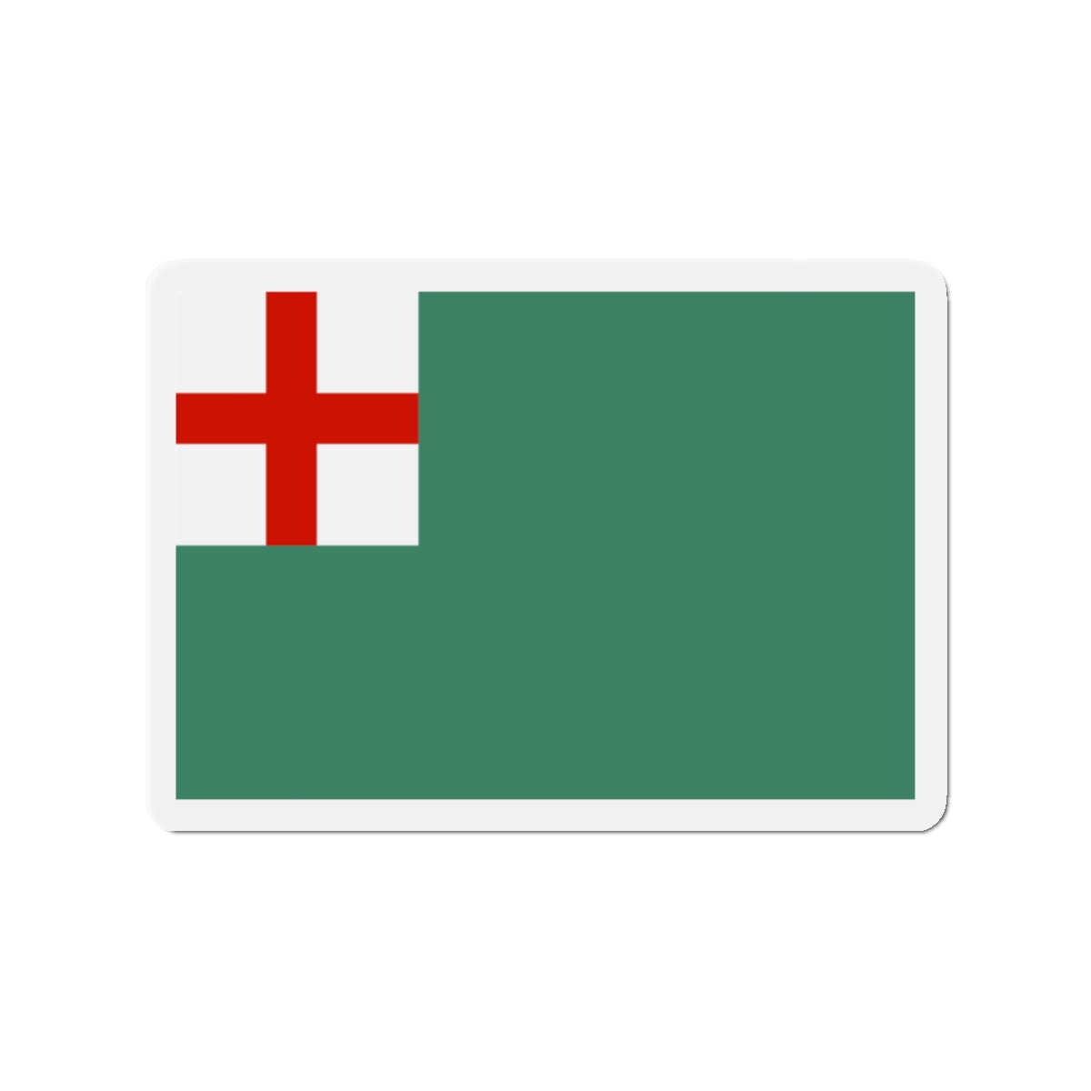 Flag of Newbury Massachusetts - Die-Cut Magnet-2" x 2"-The Sticker Space