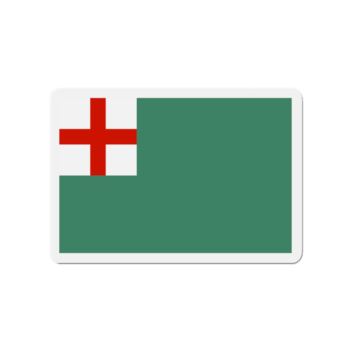 Flag of Newbury Massachusetts - Die-Cut Magnet-3" x 3"-The Sticker Space