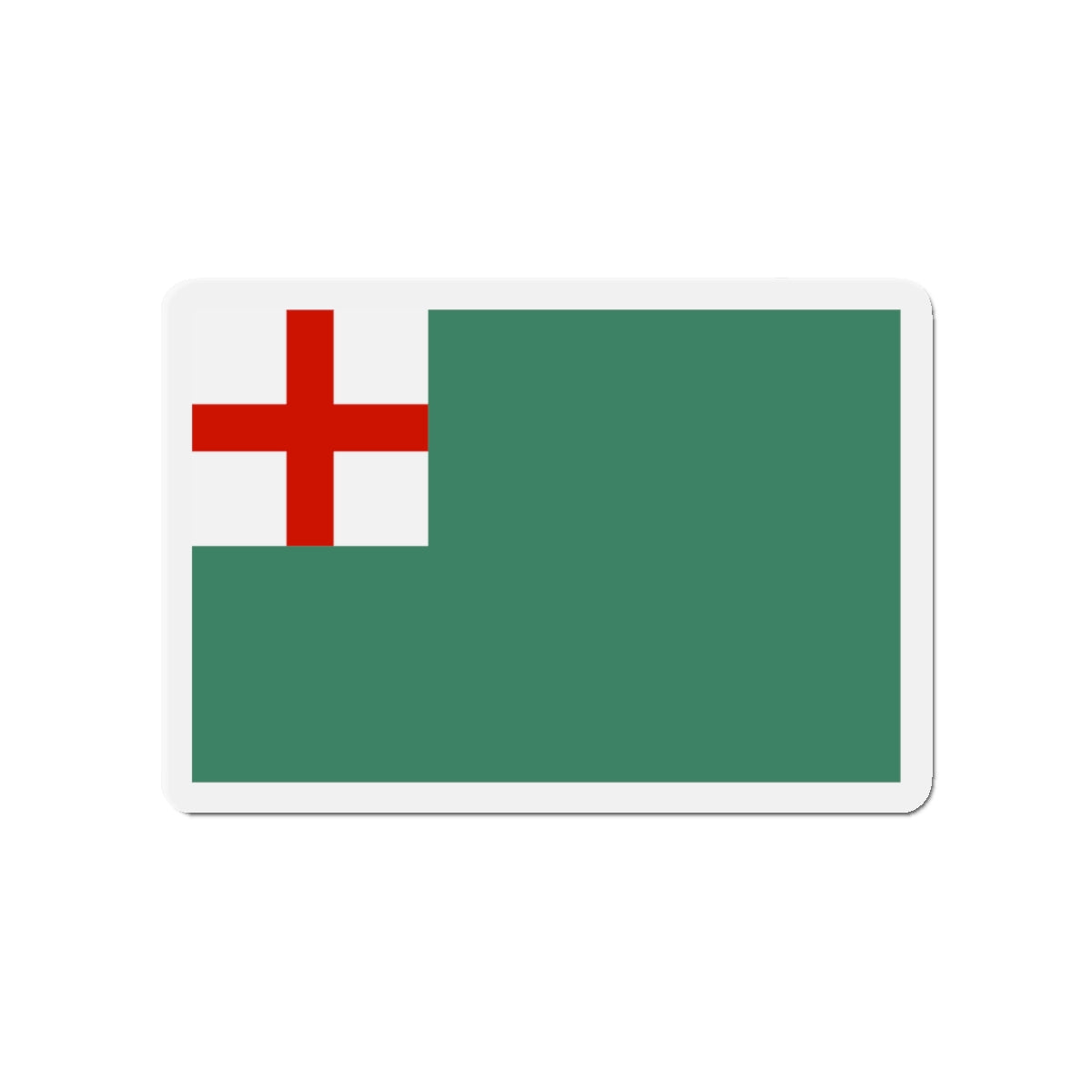 Flag of Newbury Massachusetts - Die-Cut Magnet-4" x 4"-The Sticker Space