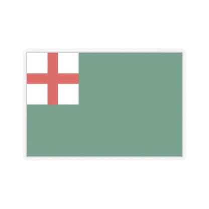 Flag of Newbury, Massachusetts - STICKER Vinyl Kiss-Cut Decal 2 Inch Transparent - The Sticker Space