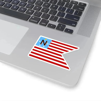 Flag of Newbury Township Ohio (United States) STICKER Vinyl Kiss-Cut Decal - The Sticker Space