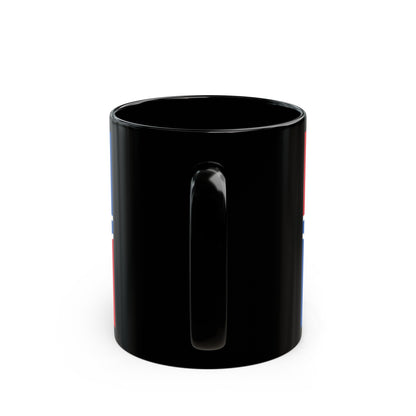 Flag of Newbury UK - Black Coffee Mug-The Sticker Space