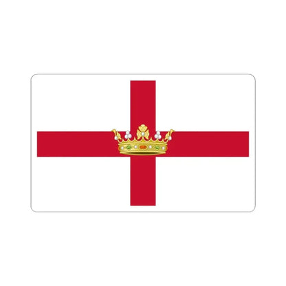 Flag of Newfoundland 1862-1870 (Canada) STICKER Vinyl Kiss-Cut Decal 3 Inch White - The Sticker Space