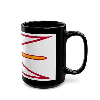 Flag of Newfoundland and Labrador Canada - Black Coffee Mug-The Sticker Space