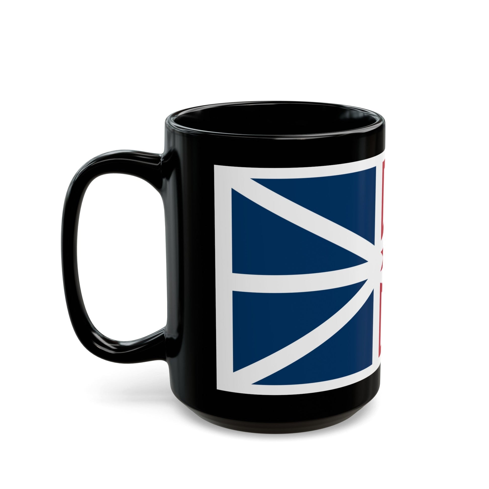 Flag of Newfoundland and Labrador Canada - Black Coffee Mug-The Sticker Space