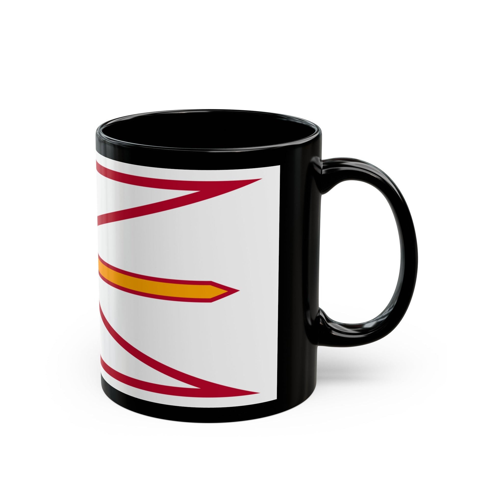 Flag of Newfoundland and Labrador Canada - Black Coffee Mug-The Sticker Space