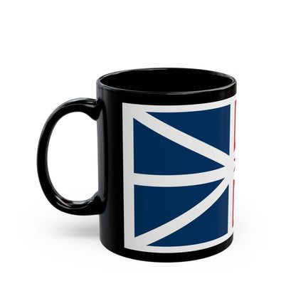 Flag of Newfoundland and Labrador Canada - Black Coffee Mug-The Sticker Space