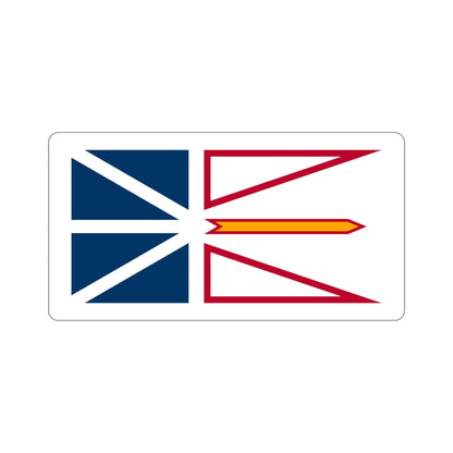 Flag of Newfoundland and Labrador Canada STICKER Vinyl Die-Cut Decal-4 Inch-The Sticker Space