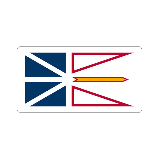 Flag of Newfoundland and Labrador Canada STICKER Vinyl Die-Cut Decal-6 Inch-The Sticker Space