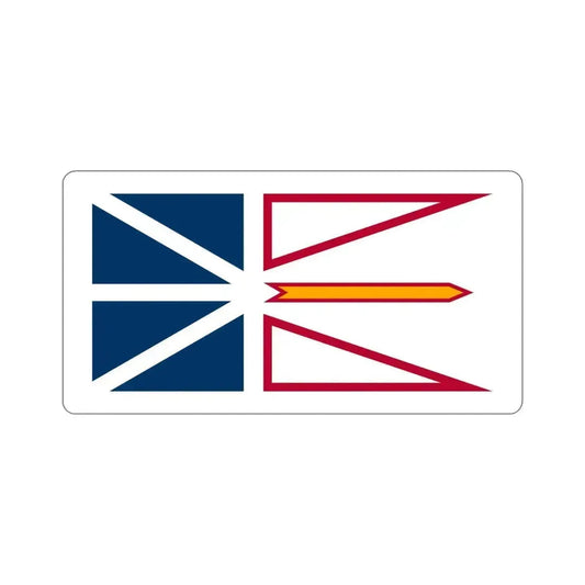 Flag of Newfoundland and Labrador Canada STICKER Vinyl Die-Cut Decal 6 Inch - The Sticker Space
