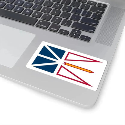 Flag of Newfoundland and Labrador (Canada) STICKER Vinyl Kiss-Cut Decal - The Sticker Space
