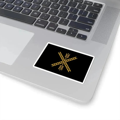 Flag of Newton Kansas (United States) STICKER Vinyl Kiss-Cut Decal - The Sticker Space
