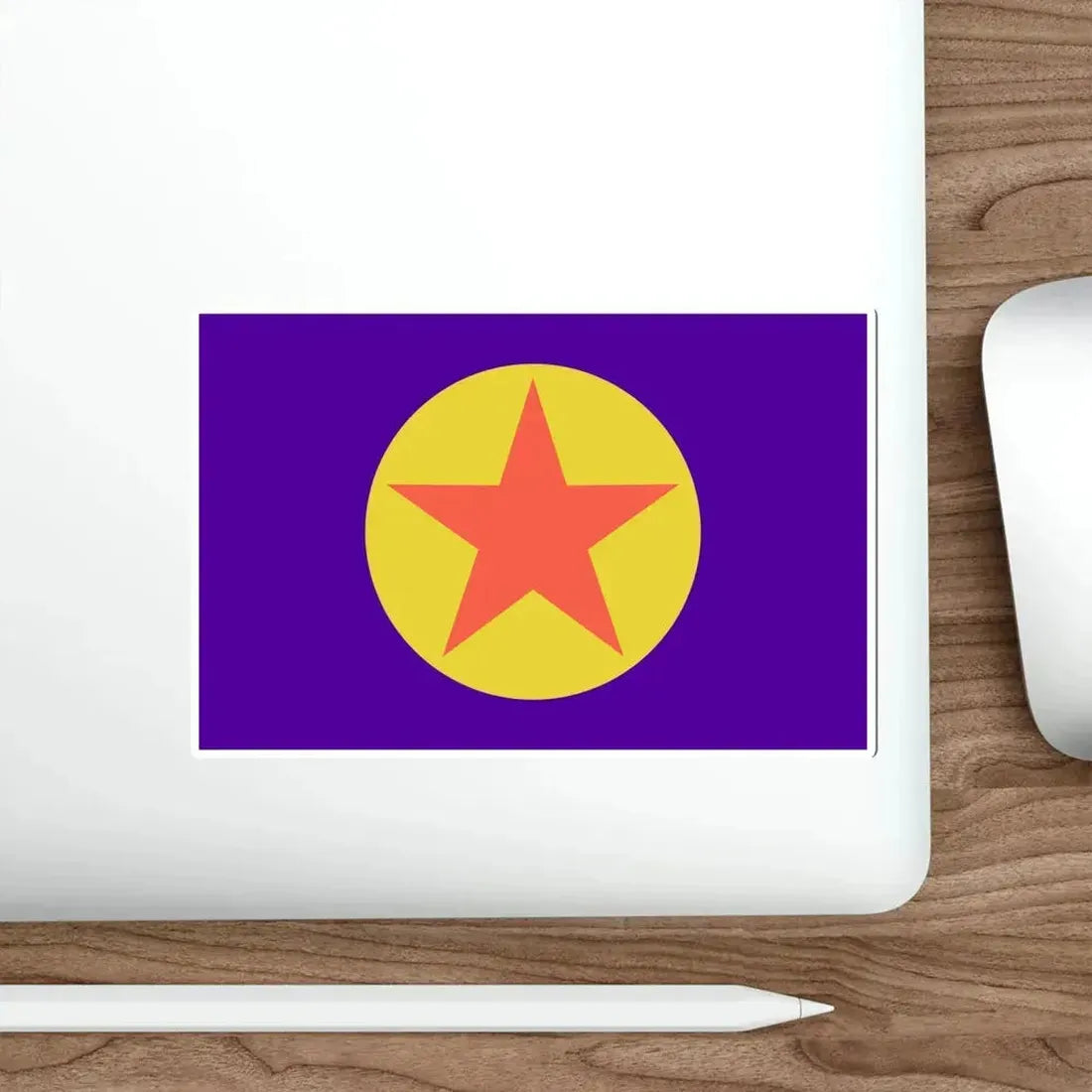 Flag of Ngaraard Palau STICKER Vinyl Die-Cut Decal - The Sticker Space