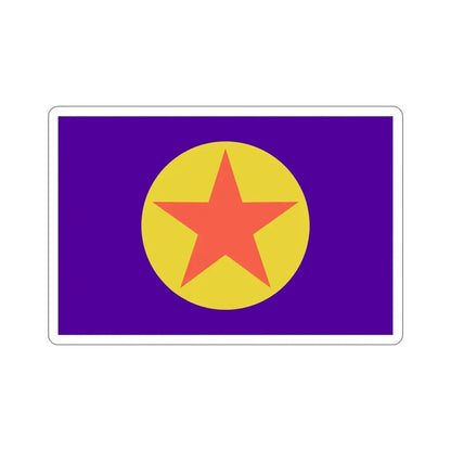 Flag of Ngaraard Palau STICKER Vinyl Die-Cut Decal - The Sticker Space