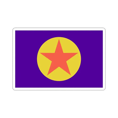 Flag of Ngaraard Palau STICKER Vinyl Die-Cut Decal - The Sticker Space