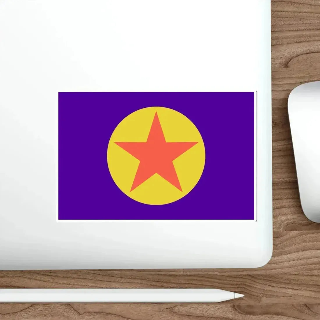 Flag of Ngaraard Palau STICKER Vinyl Die-Cut Decal - The Sticker Space