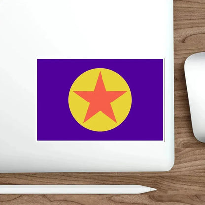 Flag of Ngaraard Palau STICKER Vinyl Die-Cut Decal - The Sticker Space