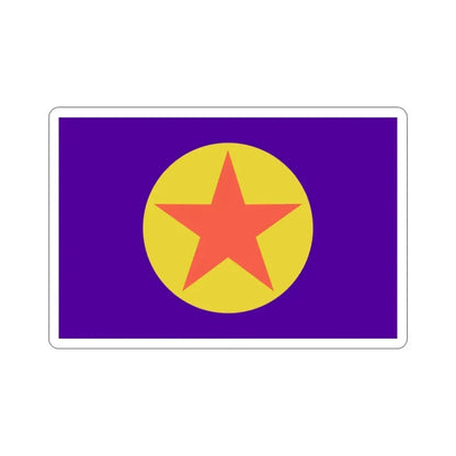 Flag of Ngaraard Palau STICKER Vinyl Die-Cut Decal - The Sticker Space