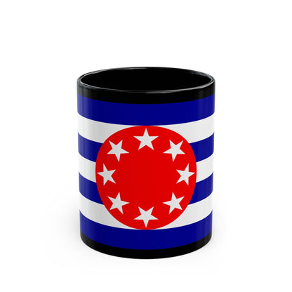 Flag of Ngarchelong Palau - Black Coffee Mug-11oz-The Sticker Space