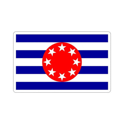 Flag of Ngarchelong Palau STICKER Vinyl Die-Cut Decal 2 Inch - The Sticker Space