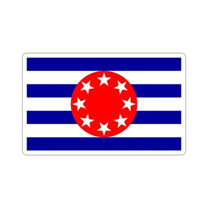 Flag of Ngarchelong Palau STICKER Vinyl Die-Cut Decal 3 Inch - The Sticker Space