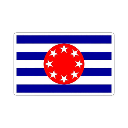 Flag of Ngarchelong Palau STICKER Vinyl Die-Cut Decal 4 Inch - The Sticker Space