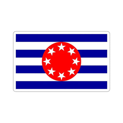 Flag of Ngarchelong Palau STICKER Vinyl Die-Cut Decal 5 Inch - The Sticker Space