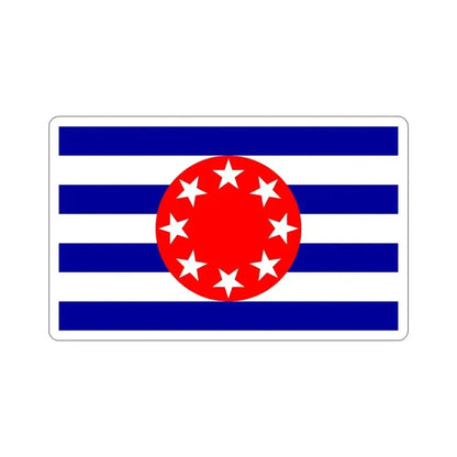 Flag of Ngarchelong Palau STICKER Vinyl Die-Cut Decal 6 Inch - The Sticker Space