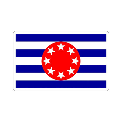 Flag of Ngarchelong Palau STICKER Vinyl Die-Cut Decal - The Sticker Space