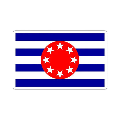 Flag of Ngarchelong Palau STICKER Vinyl Die-Cut Decal - The Sticker Space