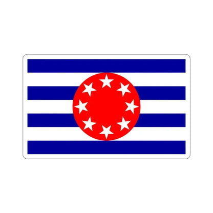 Flag of Ngarchelong Palau STICKER Vinyl Die-Cut Decal - The Sticker Space