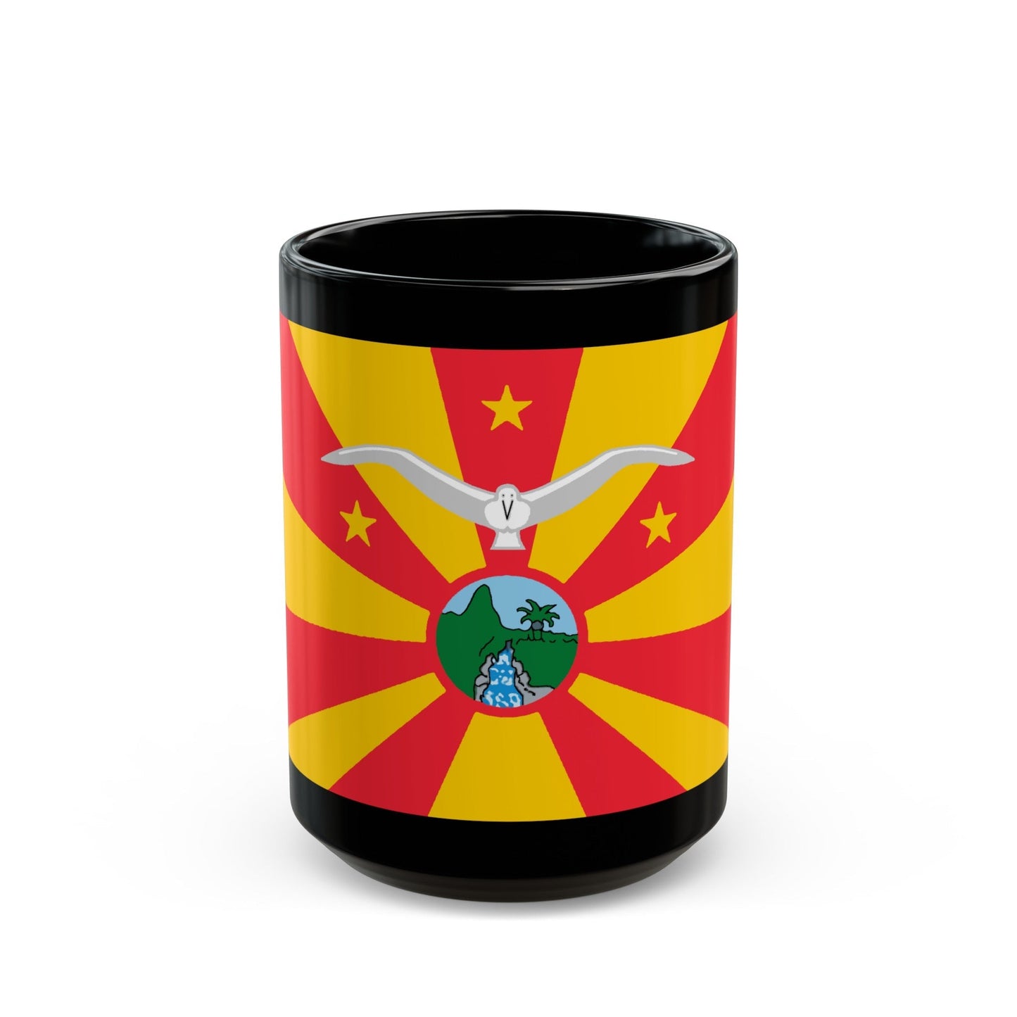 Flag of Ngardmau Palau - Black Coffee Mug-15oz-The Sticker Space