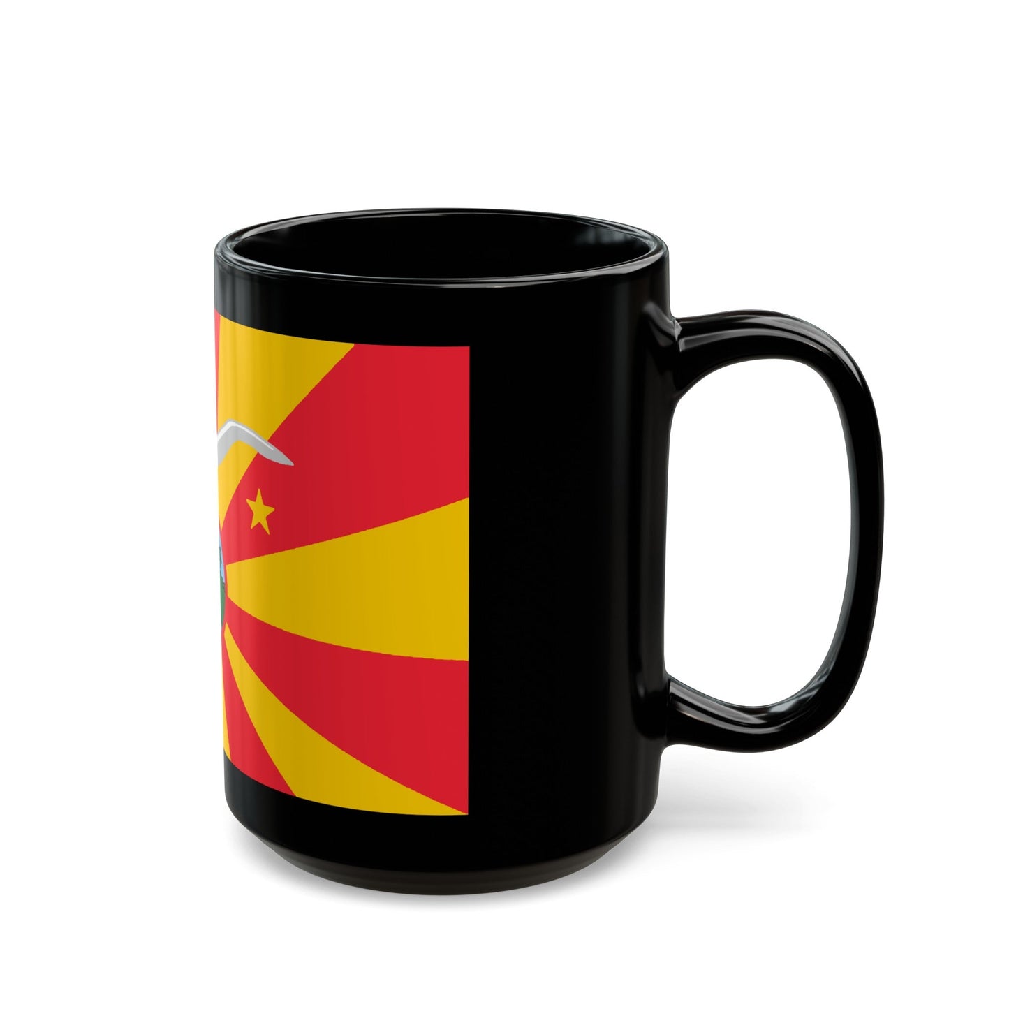 Flag of Ngardmau Palau - Black Coffee Mug-The Sticker Space