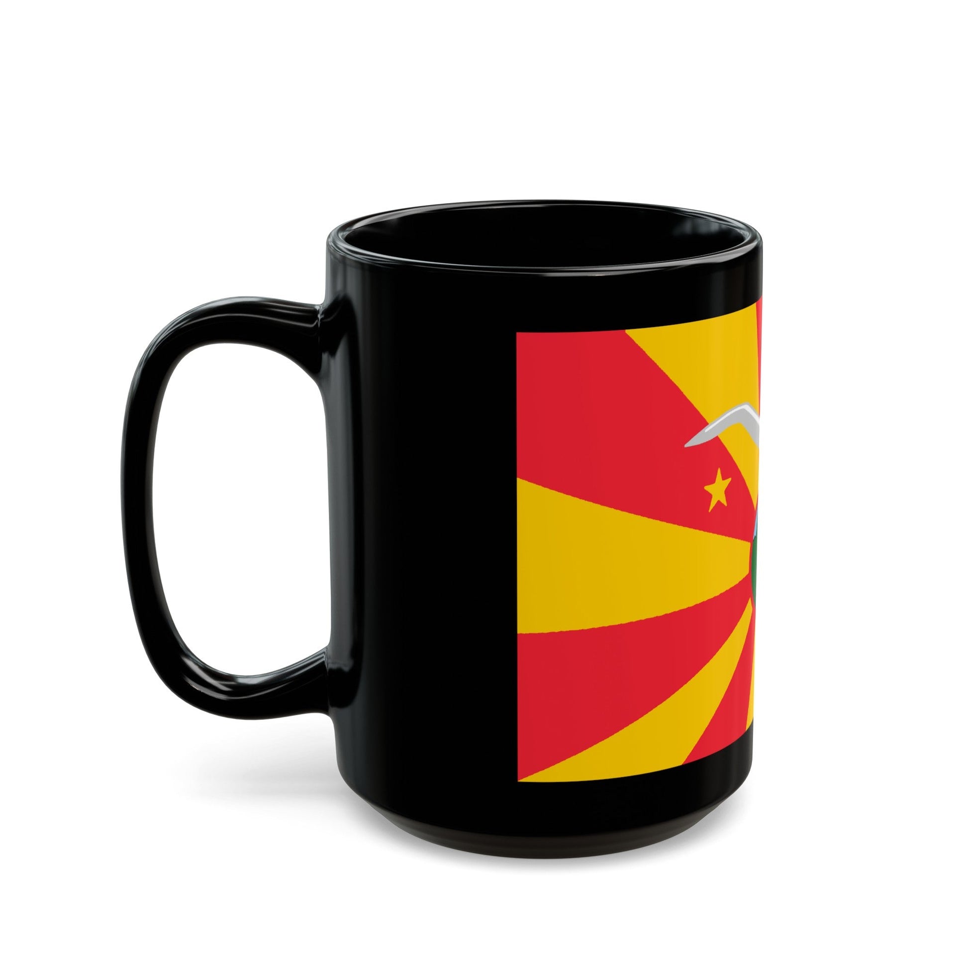 Flag of Ngardmau Palau - Black Coffee Mug-The Sticker Space