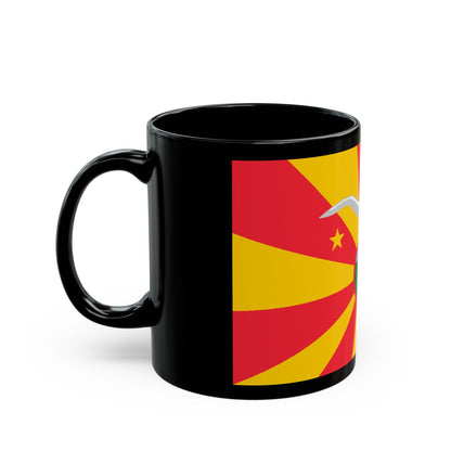 Flag of Ngardmau Palau - Black Coffee Mug-The Sticker Space