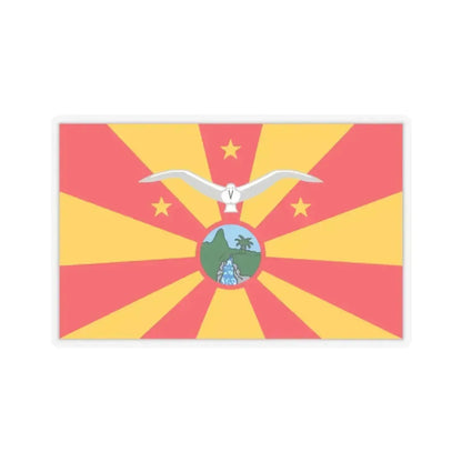 Flag of Ngardmau Palau - STICKER Vinyl Kiss-Cut Decal 2 Inch Transparent - The Sticker Space
