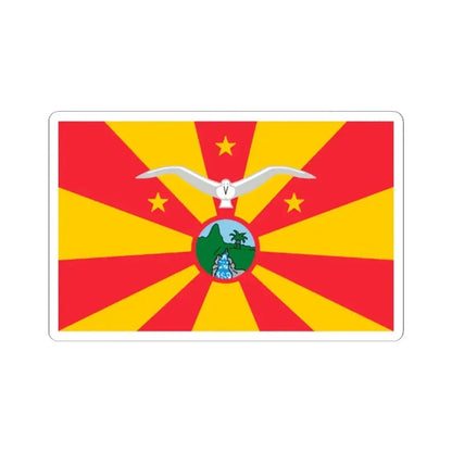 Flag of Ngardmau Palau - STICKER Vinyl Kiss-Cut Decal 2 Inch White - The Sticker Space